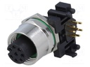 Socket; M12; PIN: 8; female; A code-DeviceNet / CANopen; THT; 30V