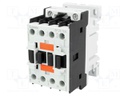 Contactor: 3-pole; NO x3; Auxiliary contacts: NO; 110VAC; 25A; DIN