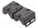 Ferrite: two-piece; on round cable; 46; 0÷85°C; 226Ω; 100MHz