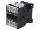 Contactor: 4-pole; for DIN rail mounting; 6K; IP20