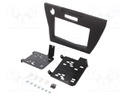 Radio mounting frame; Honda; 2 DIN; black