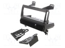 Radio mounting frame; Hyundai; 1 DIN; black