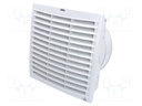 Fan: AC; axial; 433m3/h; 62dBA; IP54; Len: 300mm; Cutout: 291x291mm