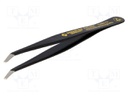 Tweezers; nozzle blades bent at an angle of 35 °,non-magnetic