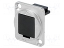 Protection cap; silver; metal; Case: XLR standard; 19x24mm