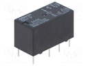 Relay: electromagnetic; DPDT; Ucoil: 24VDC; 0.5A/125VAC; 2A/30VDC