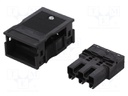 Connector: pluggable terminal block; spring clamp; male; 25A