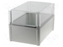 Enclosure: multipurpose; X: 188mm; Y: 278mm; Z: 180mm; SOLID; grey