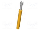 Test needle; Operational spring compression: 4mm; 5A; Ø: 3mm; 1.5N
