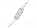 LED; white; 6500K; 720mW; 106lm; IP66; 165°; No.of diodes: 2; 2835