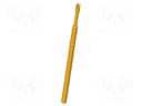 Test needle; Operational spring compression: 4mm; 5A; Ø: 1.3mm