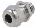 Cable gland; M8; IP68; Mat: brass; Man.series: HSK-MINI