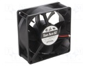 Axial Fan, 24 V, DC, 92 mm, 38 mm, 90 cu.ft/min, 2.54 m³/min