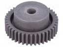 Spur gear; whell width: 35mm; Ø: 84mm; Number of teeth: 40; ZCL