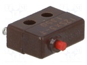 Microswitch SNAP ACTION; without lever; SPDT; 1A/125VAC; Pos: 2
