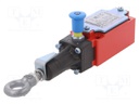Safety switch: singlesided rope switch; NC x2 + NO; -25÷70°C