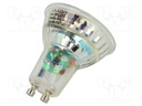 LED lamp; cool white; GU10; 230VAC; 460lm; 5W; 110°; 6400K