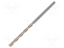 Drill bit; for concrete; Ø: 6mm; L: 150mm; metal; cemented carbide