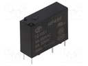 Relay: electromagnetic; SPST-NO; Ucoil: 12VDC; 5A/250VAC; 5A/30VDC