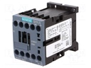 Contactor: 3-pole; NO x3; Auxiliary contacts: NC; 24VDC; 17A; 3RT20