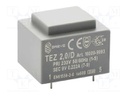 Transformer: encapsulated; 2VA; 230VAC; 9V; 222.2mA; Mounting: PCB