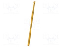 Test needle; Operational spring compression: 4.3mm; 3A; Ø: 1mm