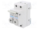 Fuse disconnector; 10x38mm; DIN; 20A; 400V; Poles: 2; -5÷40°C