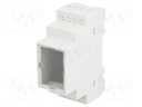 Enclosure: for DIN rail mounting; Y: 90mm; X: 35mm; Z: 65mm; ABS