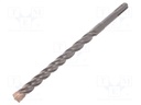 Drill bit; for concrete; Ø: 12mm; L: 210mm; metal; cemented carbide