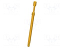 Test needle; Operational spring compression: 4mm; 5A; Ø: 2mm; 0.8N