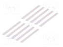 Cover for LED profiles; white; 1m; Kind of shutter: A; slide