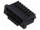 Connector: wire-board; KW30; straight; crimped; PIN: 8; female; plug