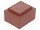 Transformer: encapsulated; 230VAC; 15V; Mounting: PCB