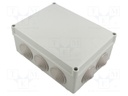 Enclosure: junction box; X: 190mm; Y: 70mm; Z: 140mm; wall mount; ABS