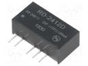 Converter: DC/DC; 2W; Uin: 21.6÷26.4V; Uout: 12VDC; Uout2: -12VDC