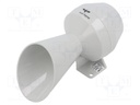 Signaller: sound; horn; 48VAC; 88dB; Series: KLH; IP43; Ø75x152mm