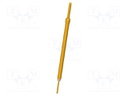 Test needle; Maksimum spring compression: 5mm; 3A; Contacts: CuBe