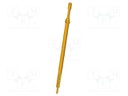 Test needle; Maksimum spring compression: 5mm; 3A; Contacts: CuBe