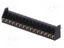 Connector: PCB to PCB; female; PIN: 15; 2.54mm; Series: MDF7; tinned