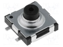 Microswitch TACT; SPST-NO; Pos: 2; 0.05A/12VDC; SMT; none; 2.6N