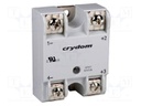 Relay: solid state; Ucntrl: 3.5÷32VDC; 10A; 1÷200VDC; on panel