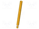 Test probe socket; Contact plating: gold-plated; push-in; KS-465