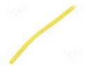 Insulating tube; yellow; -20÷155°C; Øint: 3mm; L: 100m