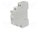 Relay: installation; bistable; NO x2; 230VAC; Mounting: DIN; 16A