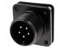Connector: circular; Series: DS/MS; socket; male; PIN: 5; soldering