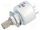 Potentiometer: shaft; single turn; 2.2MΩ; 1W; ±30%; 4mm; linear; THT