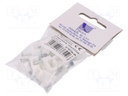 Holder; white; Application: YDYp 2x2,5,for flat cable; 25pcs.