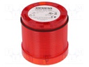 Signaller: lighting; LED; red; Usup: 24VDC; Usup: 24VAC; IP65