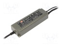 Power supply: switched-mode; LED; 121.8W; 25.2÷42VDC; 2.9A; IP67