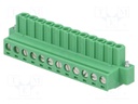 Pluggable terminal block; 5.08mm; ways: 12; straight; plug; female